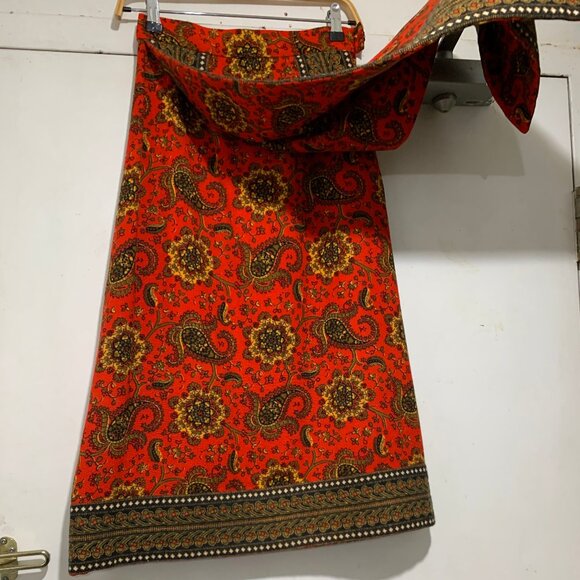 VINTAGE CREEDS WOOL PRINTED SKIRTS SIZE 26 - Picture 7 of 9